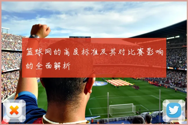 篮球网的高度标准及其对比赛影响的全面解析